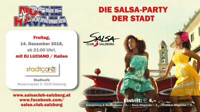 Noche Havana Die Salsa Party Der Stadt Salsa Club